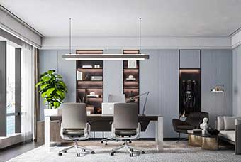 平顶山轻奢风格-书房